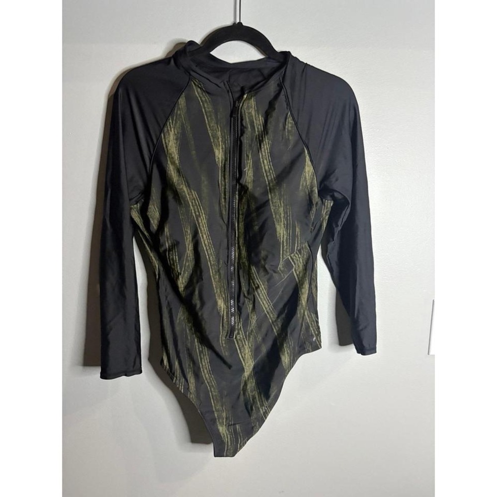 All in Motion 1pc LS swimsuit 18W